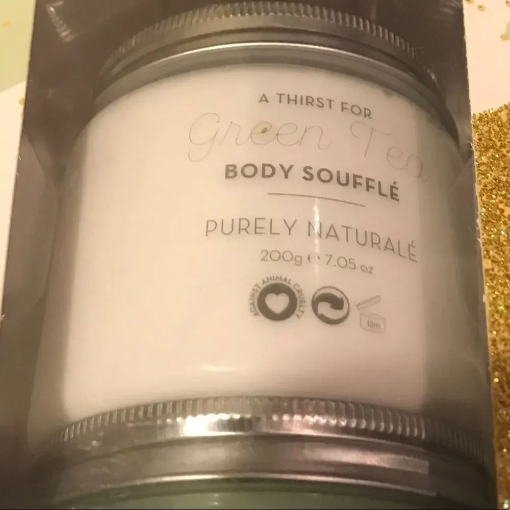 Purely Naturale Bath Salt Body Soufflé Green Tea‎ Bath Duo Mom Daughter Gift